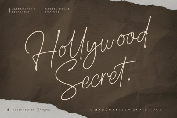 A Handwritten Script Font That Feels Like Home
