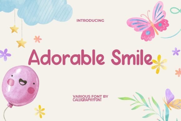 Adorable Smile Font: A Welcoming Typeface for Digital Design