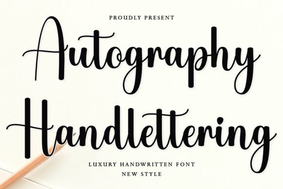 Autography Handlettering: The Script Font for Polished Web Brands