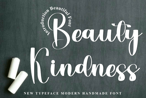 Beauty Kindness Font: A Festive Script for Merry Brand Moments