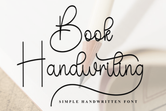 Book Handwriting: A Warm Script Font for Creative Makers