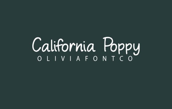 California Poppy Font for Memorable Small Business Branding