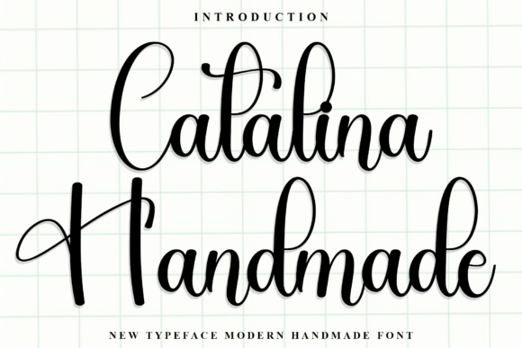 Catalina Handmade: A Warm Script Font for Editorial Design