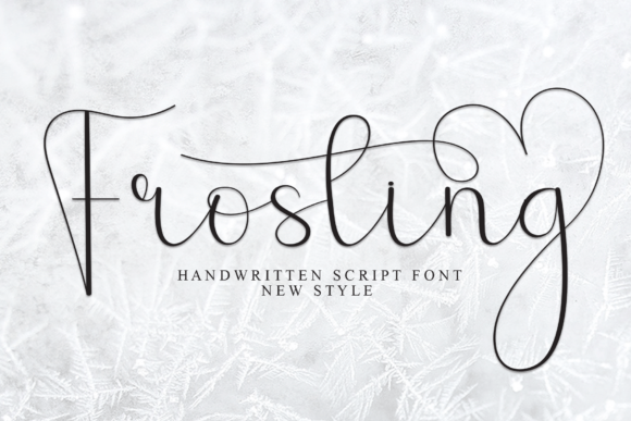 Frosting: A Handwritten Display Font for Warm Digital Branding