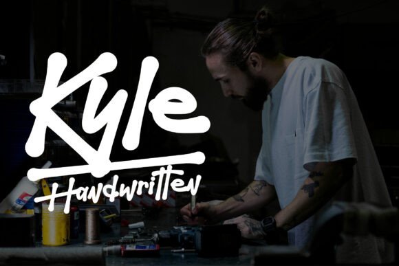 Kyle Handwritten: A Warm Script Typeface for Makers