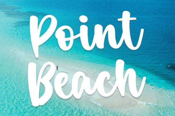 Point Beach Script Font for Modern Editorial Layouts