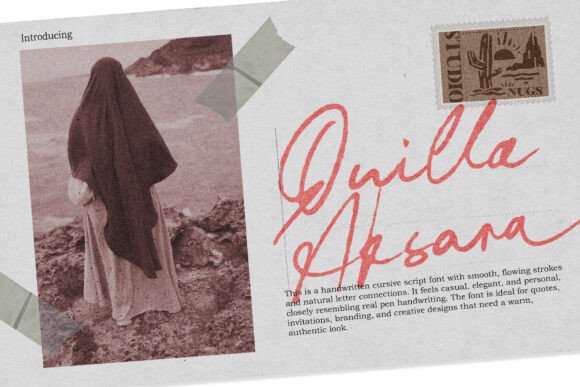 Quilla Aksara: A Handcrafted Typeface for Real Branding
