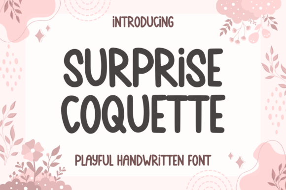 Surprise Coquette: A Playful Typeface for Editorial Charm