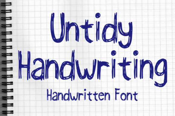 Untidy Handwriting: The Playful Sketch Font for Editorial Design