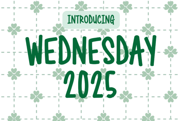 Wednesday 2025: A Handwritten Font for Editorial Grace