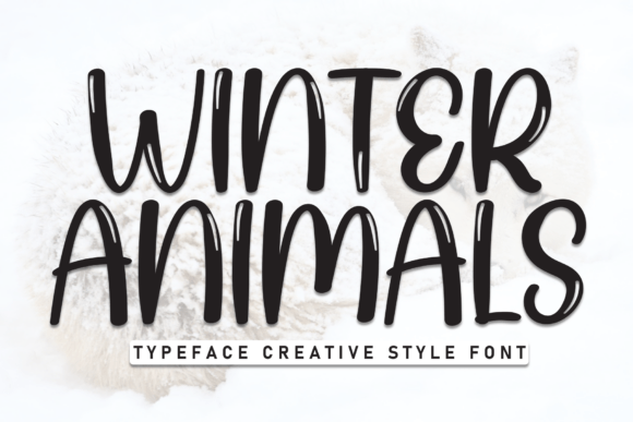 Winter Animals: An Elegant Script Font for Modern Web Projects
